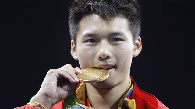 2016年8月，陈艾森在里约热内卢奥运会中获得跳水十米台冠军